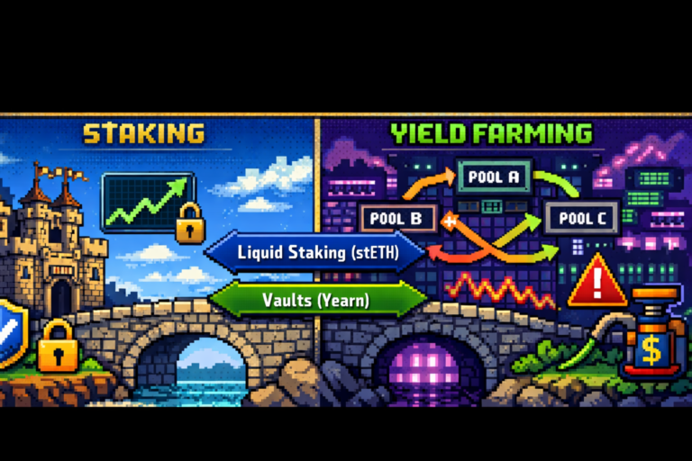 staking vs farming